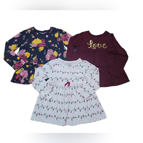 Like New toddler girls long sleeve ruffle shirts size 4T/5T - Picture 2 of 10